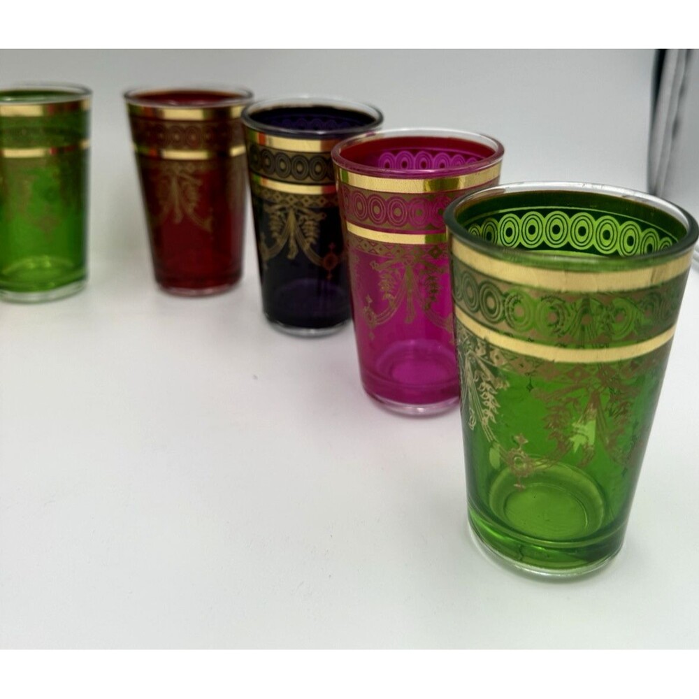 Marrakech Tea Time Moroccan Glasses - 8 glasses - Picture 5 of 5
